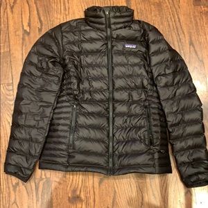 Black Womens Patagonia Down Jacket
